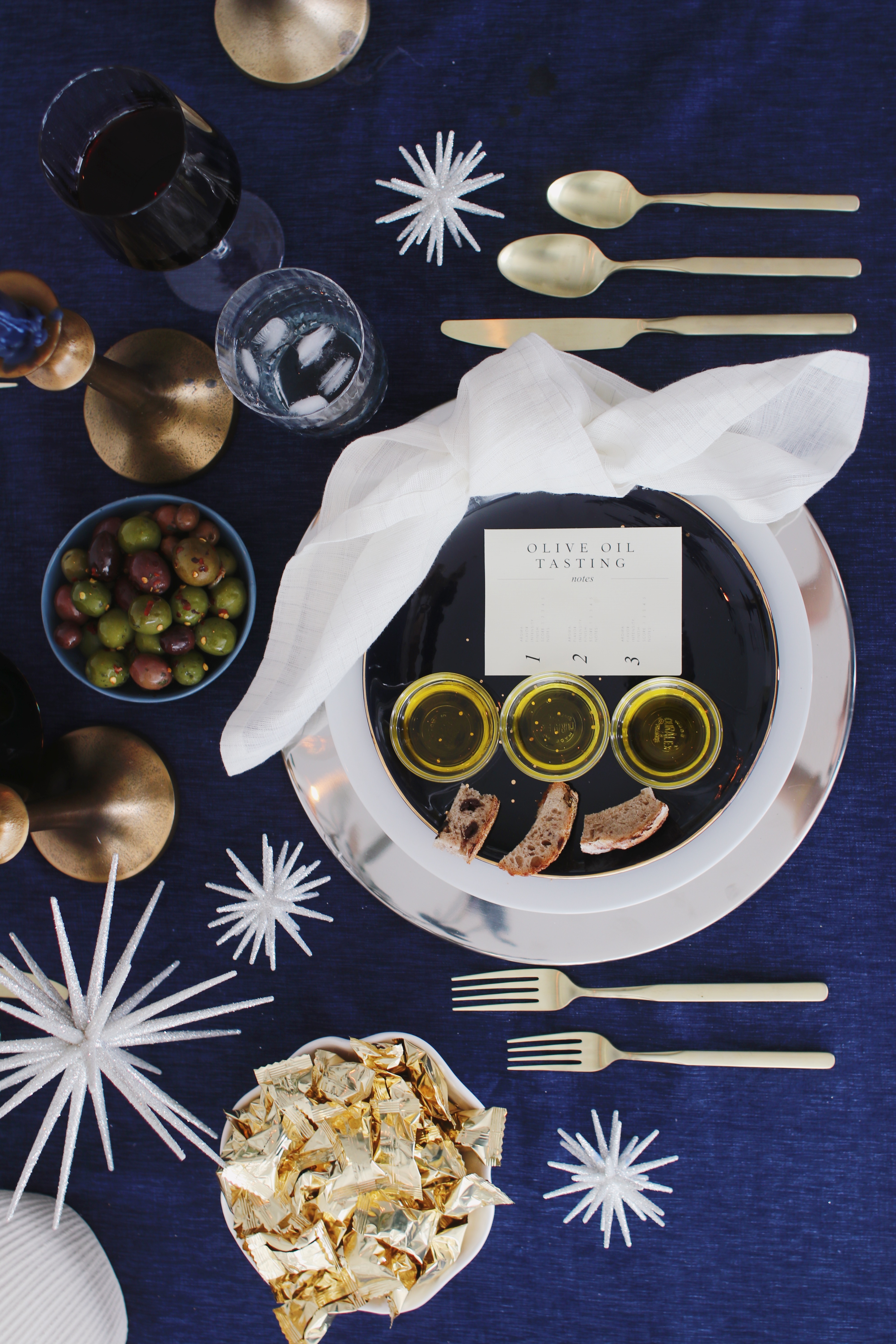 ideas for hosting an olive oil tasting